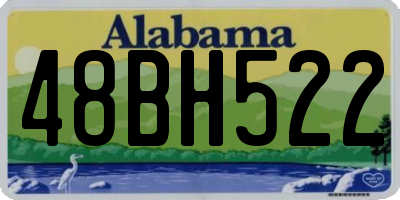 AL license plate 48BH522