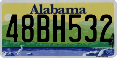 AL license plate 48BH532