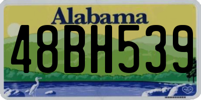AL license plate 48BH539