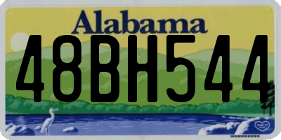 AL license plate 48BH544