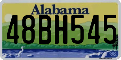 AL license plate 48BH545