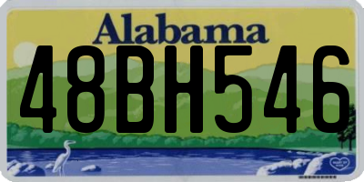 AL license plate 48BH546
