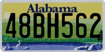 AL license plate 48BH562