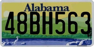 AL license plate 48BH563