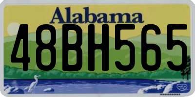 AL license plate 48BH565
