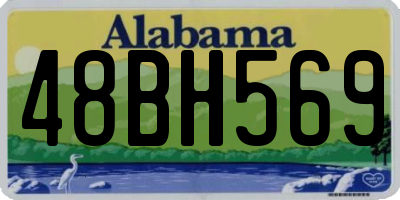 AL license plate 48BH569