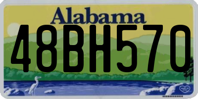 AL license plate 48BH570