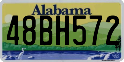 AL license plate 48BH572