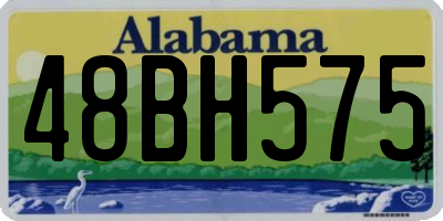 AL license plate 48BH575