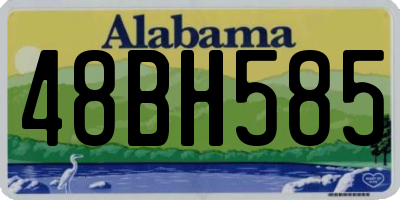 AL license plate 48BH585