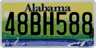 AL license plate 48BH588
