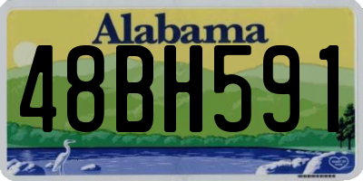 AL license plate 48BH591
