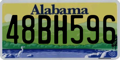 AL license plate 48BH596
