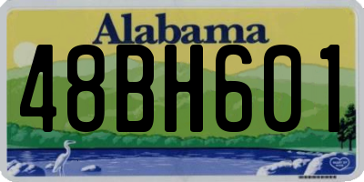 AL license plate 48BH601