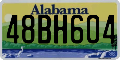 AL license plate 48BH604