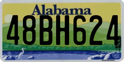 AL license plate 48BH624