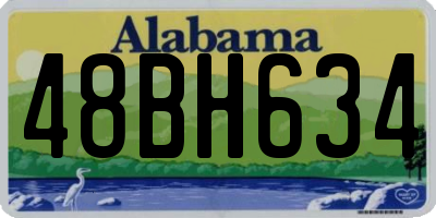 AL license plate 48BH634