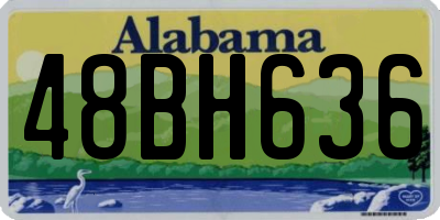 AL license plate 48BH636