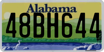 AL license plate 48BH644