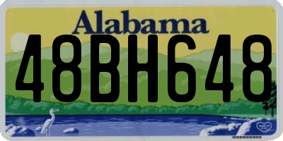AL license plate 48BH648