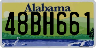 AL license plate 48BH661