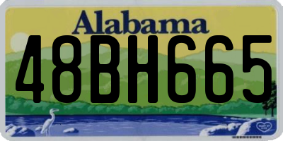 AL license plate 48BH665