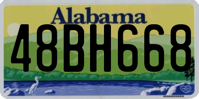 AL license plate 48BH668