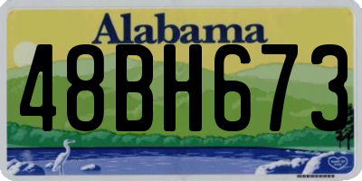 AL license plate 48BH673