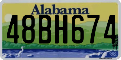 AL license plate 48BH674