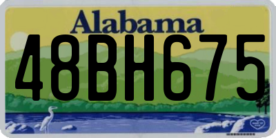 AL license plate 48BH675