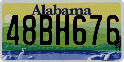 AL license plate 48BH676