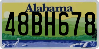 AL license plate 48BH678