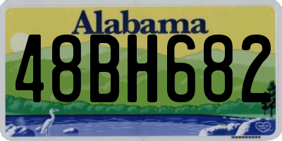 AL license plate 48BH682