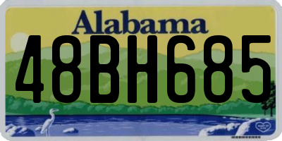 AL license plate 48BH685