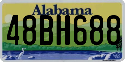 AL license plate 48BH688