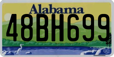 AL license plate 48BH699