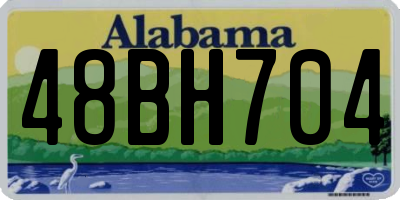 AL license plate 48BH704