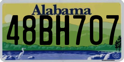 AL license plate 48BH707