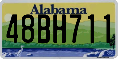 AL license plate 48BH711