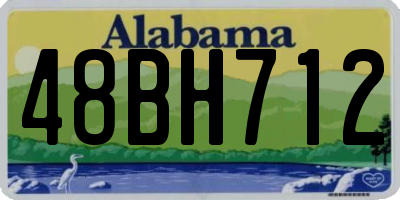 AL license plate 48BH712