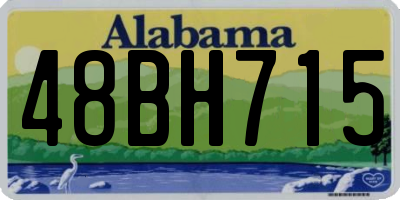 AL license plate 48BH715