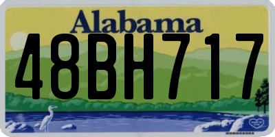 AL license plate 48BH717
