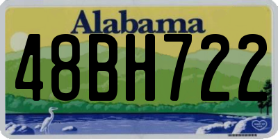 AL license plate 48BH722