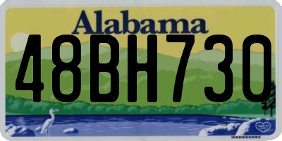 AL license plate 48BH730