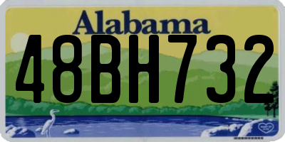 AL license plate 48BH732