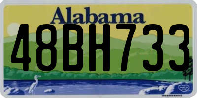 AL license plate 48BH733