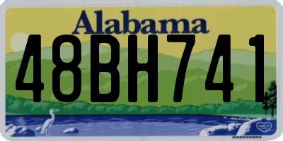 AL license plate 48BH741