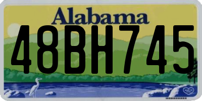 AL license plate 48BH745
