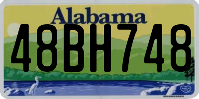 AL license plate 48BH748