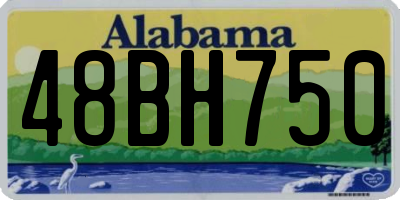 AL license plate 48BH750
